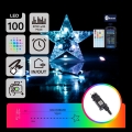 Aigostar - LED RGBICW умная уличная гирлянда MESH 100xLED 10m IP44 + пульт дистанционного управления