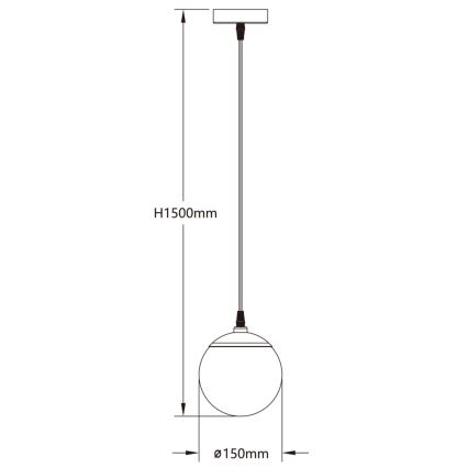 Aigostar - LED RGBW Підвісна люстра з регулюванням яскравості MESH LED/8W/230V 2700-6500K білий + пульт дистанційного керування