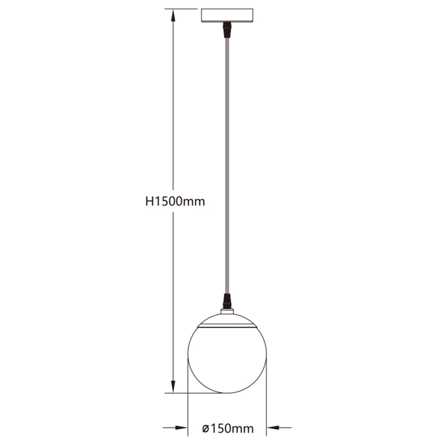 Aigostar - LED RGBW Підвісна люстра з регулюванням яскравості MESH LED/8W/230V 2700-6500K білий + пульт дистанційного керування