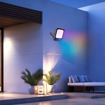 Aigostar - LED RGBW Прожектор з регулюванням яскравості MESH Smart LED/20W/230V 6500K IP65 + пульт дистанційного керування