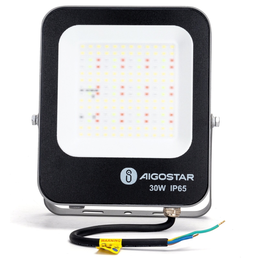 Aigostar - LED RGBW Прожектор з регулюванням яскравості MESH Smart LED/30W/230V 6500K IP65 + пульт дистанційного керування