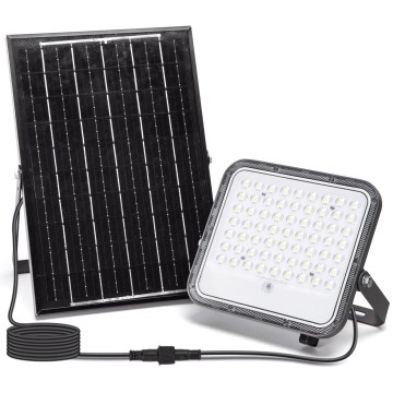 Aigostar - LED RGBW Прожектор з регулюванням яскравості на сонячній батареї LED/100W/3,4V IP66 + пульт дистанційного керування