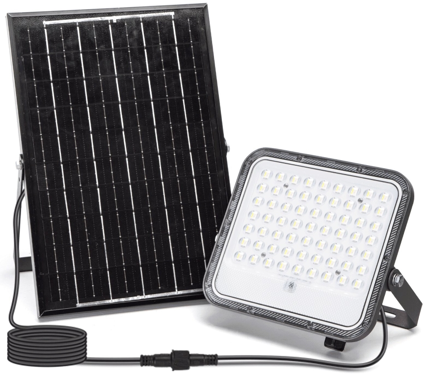 Aigostar - LED RGBW Прожектор з регулюванням яскравості на сонячній батареї LED/100W/3,4V IP66 + пульт дистанційного керування