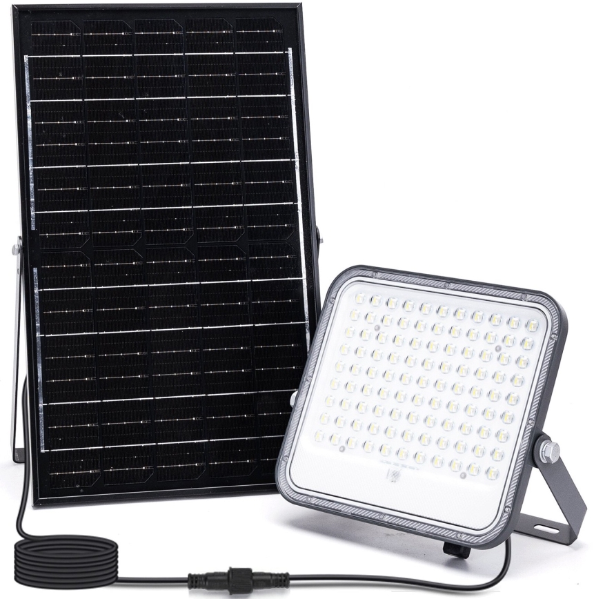 Aigostar - LED RGBW Прожектор з регулюванням яскравості на сонячній батареї LED/150W/3,4V IP66 + пульт дистанційного керування