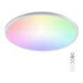Aigostar - LED RGBW Стельовий світильник для ванної з регулюванням яскравості LED/24W/230V 3000-6500K діаметр 42 см IP44 + пульт дистанційного керування
