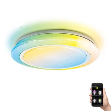 Aigostar - LED RGBW Світильник для ванної з регулюванням яскравості LED/27W/230V 40 см Wi-Fi IP44