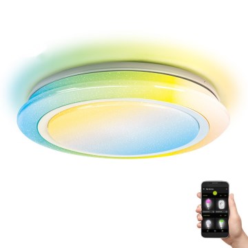 Aigostar - LED RGBW Світильник для ванної з регулюванням яскравості LED/39W/230V 50 см Wi-Fi IP44