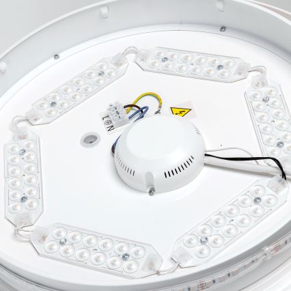 Aigostar - LED RGBW Світильник для ванної з регулюванням яскравості LED/39W/230V 50 см Wi-Fi IP44