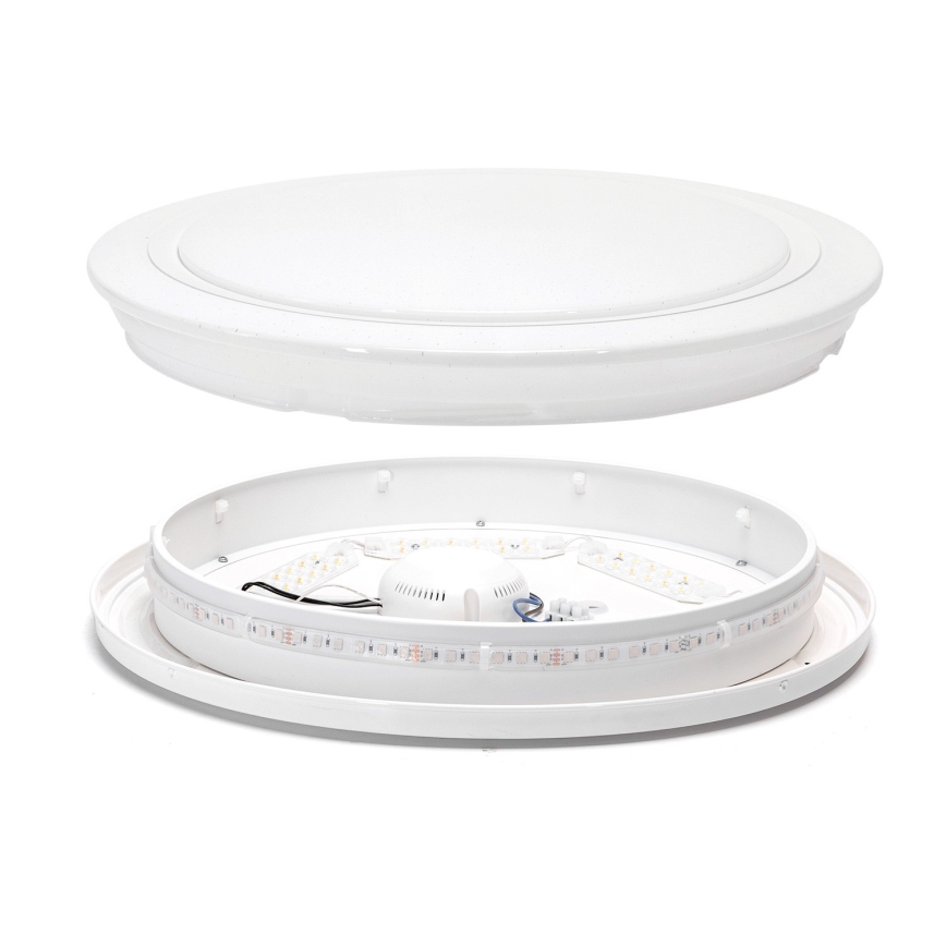 Aigostar - LED RGBW Світильник для ванної з регулюванням яскравості LED/39W/230V 50 см Wi-Fi IP44