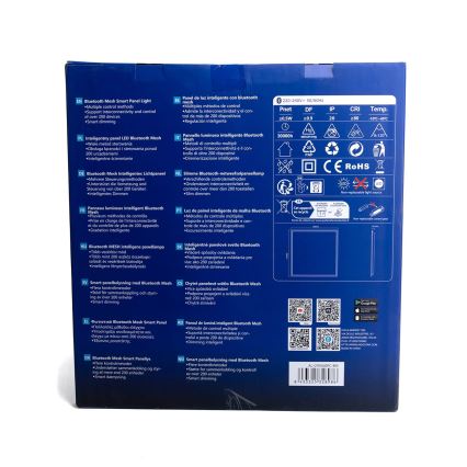 Aigostar - LED RGBW Вбудована стельова панель з регулюванням яскравості MESH LED/36W/230V 60x60 см