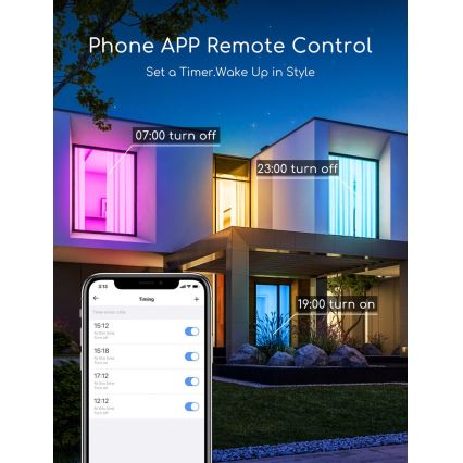 Aigostar - Світильник стельовий світлодіодний RGBW з димером 18 Вт/230 В, діаметр 34 см, Wi-Fi