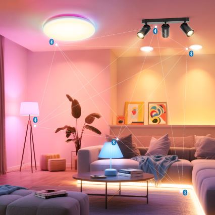 Aigostar - LED RGBW регульований точковий світильник MESH 3xLED/4,9W/230V 2700-6500K білий + дистанційне керування