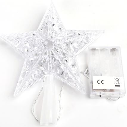 Aigostar - LED RGBY рождественская декоративная звезда, 10xLED/3xAA