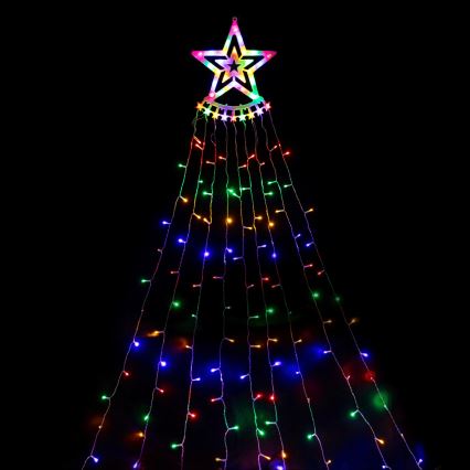 Aigostar - уличная рождественская LED-гирлянда, 350 светодиодов, 3,5 м, IP44, многоцветная