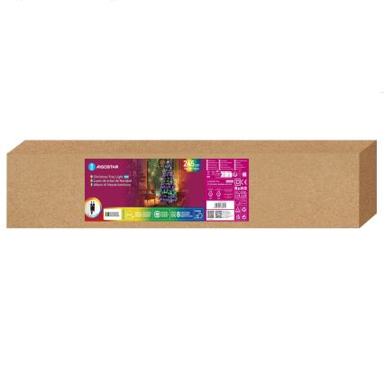 Aigostar - LED уличная рождественская ёлка, 245 светодиодов/8 режимов, 2,1 м, IP44, многоцветная