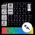 Aigostar - LED RGBY Вулична різдвяна гірлянда 300xLED/8 функцій 3x1m IP44 + пульт дистанційного керування