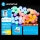 Aigostar - LED RGBY Вуличний різдвяна гірлянда 100xLED/3xAA/8 функцій 10,3 м IP44