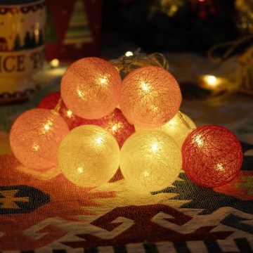 Aigostar - LED різдвяна гірлянда 10xLED/3xAA 2 м тепле біле