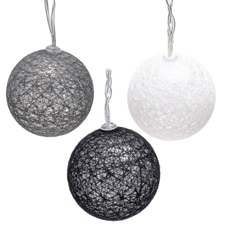 Aigostar - LED Різдвяна гірлянда 10xLED/3xAA 2m тепла біла