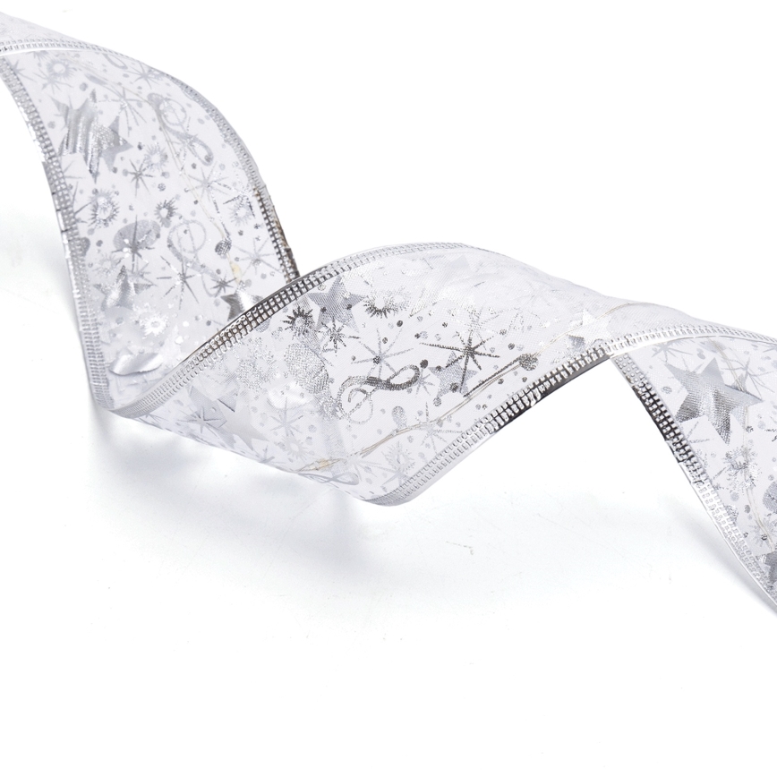 Aigostar - світлодіодна різдвяна гірлянда 50xLED/3xAA 5 m, тепле біле світло, срібляста