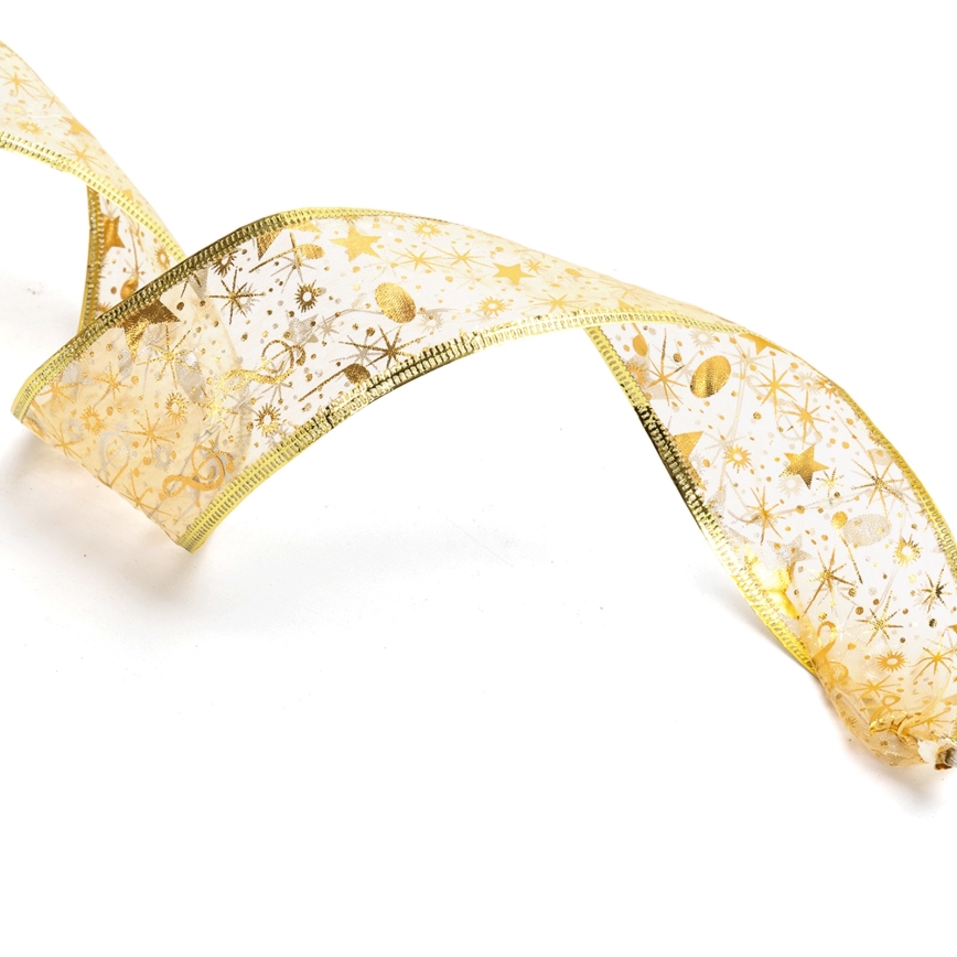 Aigostar - LED різдвяна гірлянда 50xLED/3xAA 5m тепле біле світло, золота