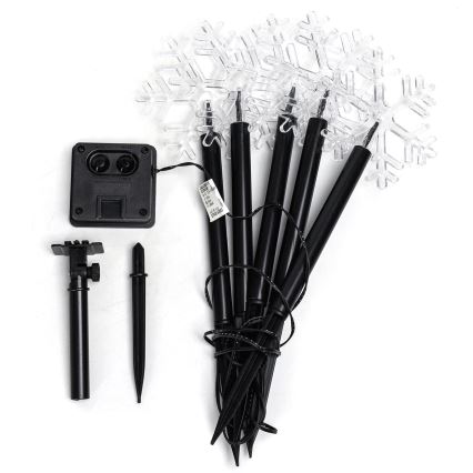 Aigostar - LED Різдвяний світильник на сонячній батареї LED/0,054W/1,2V 1м 800 mAh IP65 холодний білий