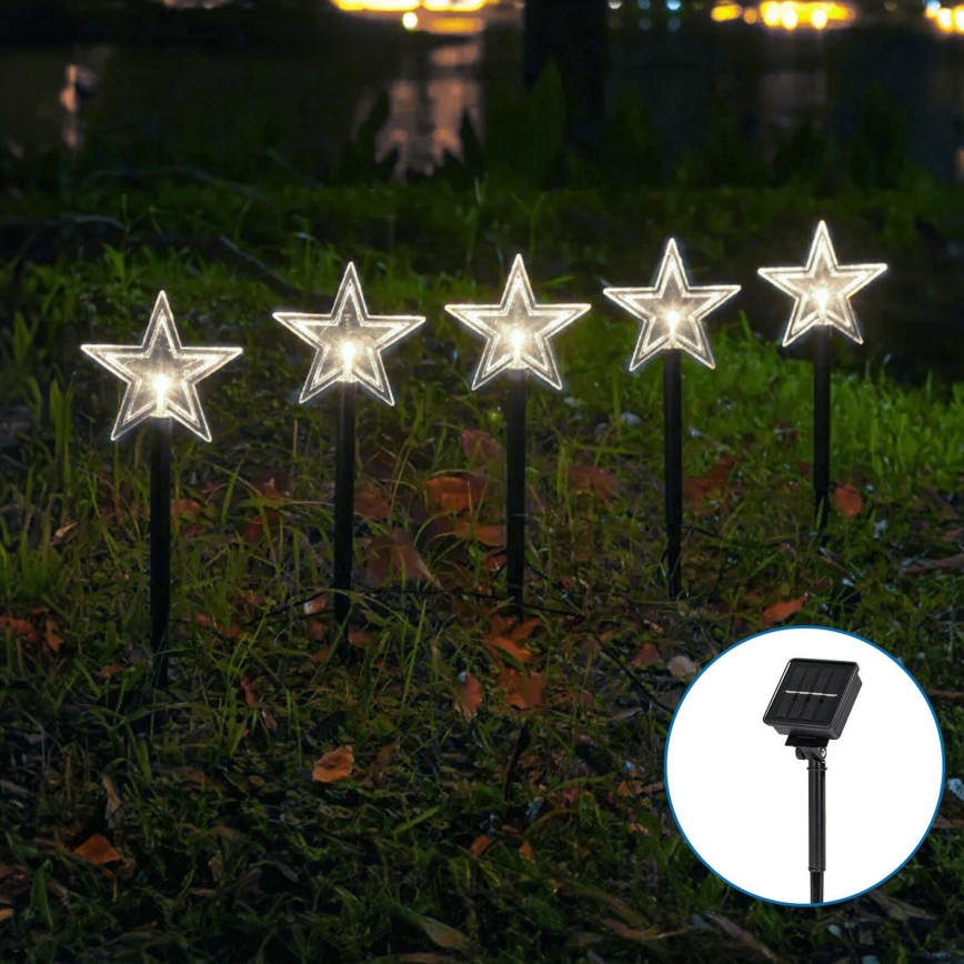 Aigostar - LED Різдвяний світильник на сонячній батареї LED/0,054W/1,2V 1м IP65 холодний білий