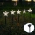 Aigostar - LED Різдвяний світильник на сонячній батареї LED/0,054W/1,2V 1м IP65 холодний білий