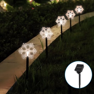 Aigostar - LED Різдвяний світильник на сонячній батареї LED/0,054W/1,2V 1м IP65 холодний білий