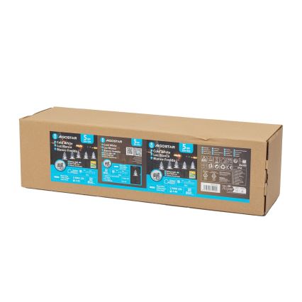 Aigostar - LED Різдвяний світильник на сонячній батареї LED/0,054W/1,2V 1м IP65 холодний білий