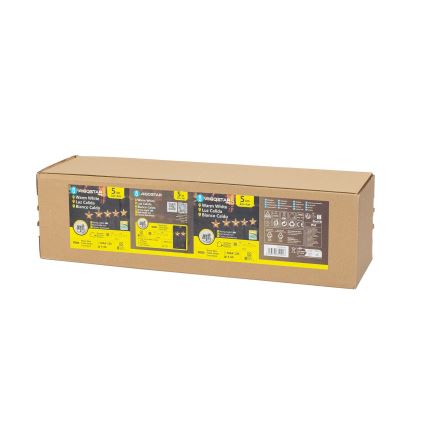 Aigostar - LED Різдвяний світильник на сонячній батареї LED/0,054W/1,2V 1м IP65 теплий білий