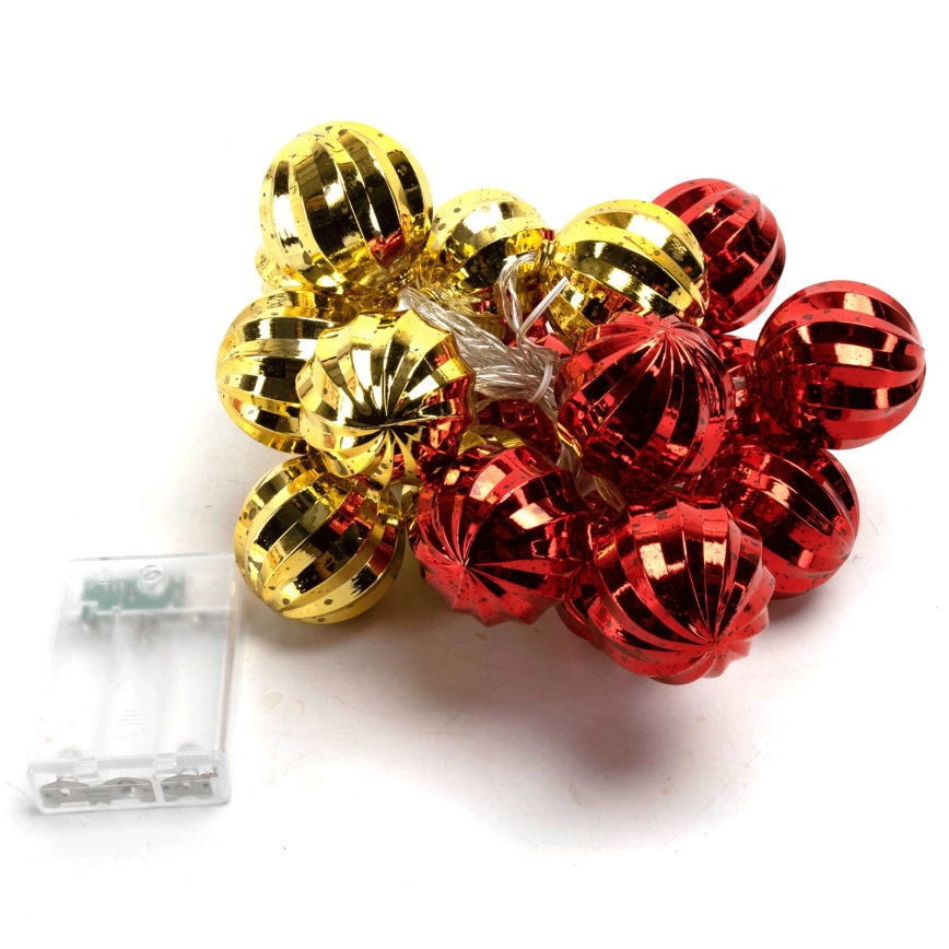 Aigostar - LED рождественская гирлянда 20xLED/3xAA 2 m тёплый белый