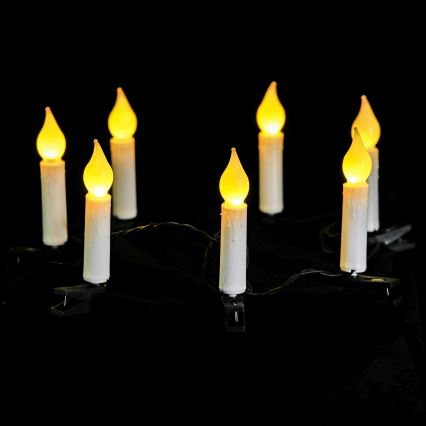 Aigostar - LED Рождественская гирлянда 25xLED/3xAA 5 m тёплый белый