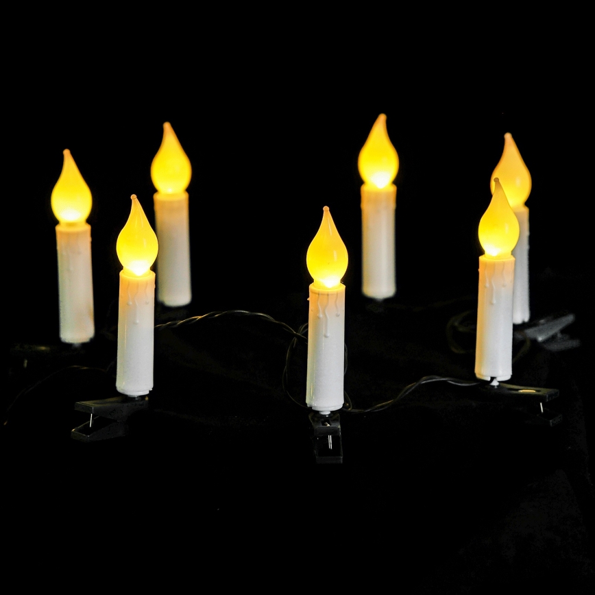 Aigostar - LED Рождественская гирлянда 25xLED/3xAA 5 m тёплый белый