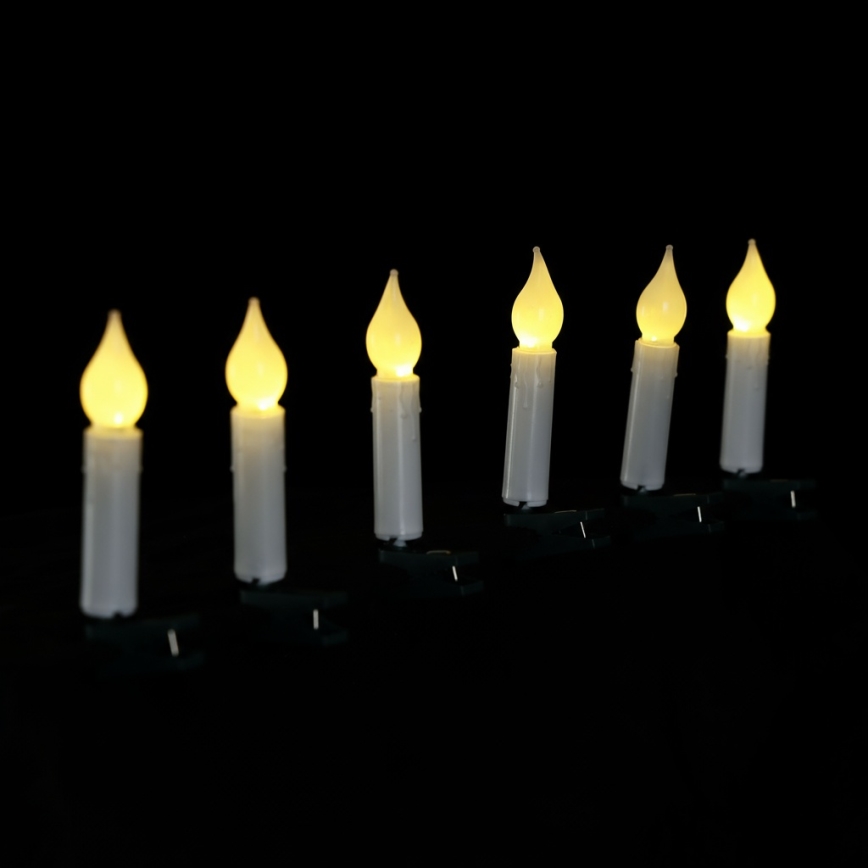 Aigostar - LED Рождественская гирлянда 25xLED/3xAA 5 m тёплый белый