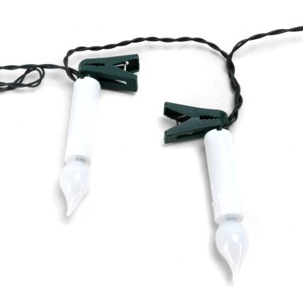 Aigostar - LED Рождественская гирлянда 25xLED/3xAA 5 m тёплый белый