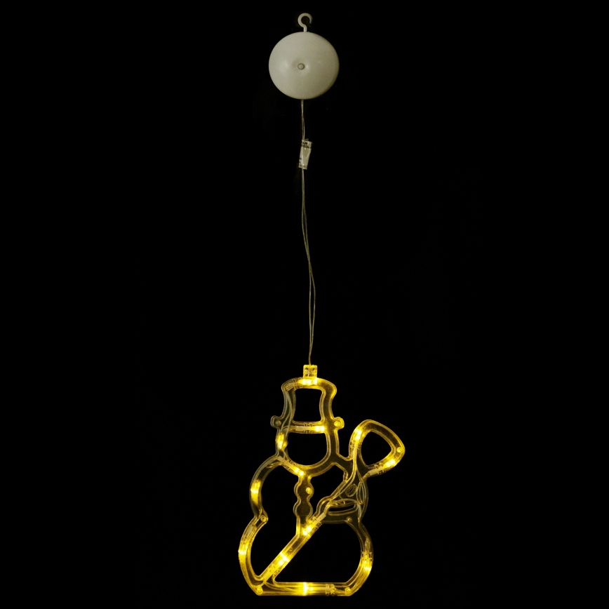 Aigostar - LED рождественское украшение 10xLED/3xAAA снеговик 20,5 см