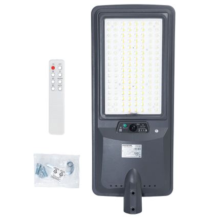 Aigostar - Светодиодный солнечный уличный фонарь с датчиком LED/400W/3,2V 4800mAh + пульт дистанционного управления