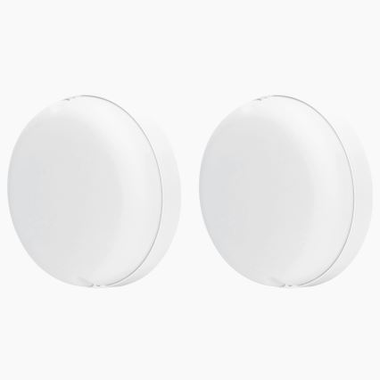 Aigostar - Светильник на солнечной батарее LED 2xLED/35W/12V 6000 мАч 6500K диаметр 16,8 см + пульт дистанционного управления