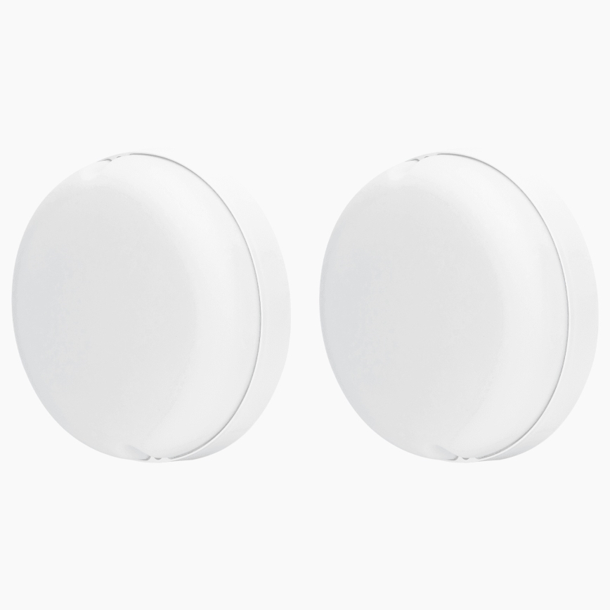 Aigostar - Светильник на солнечной батарее LED 2xLED/35W/12V 6000 мАч 6500K диаметр 16,8 см + пульт дистанционного управления