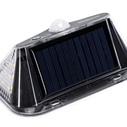 Aigostar - солнечный светодиодный светильник с датчиком, 3,7 V, 6500 K, 500 mAh, IP65, чёрный