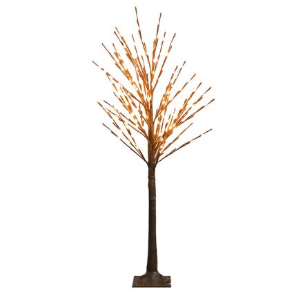 Aigostar - LED сонячна декоративна лампа 24xLED/2,6м IP65 300 мАг тепле біле світло, дерево