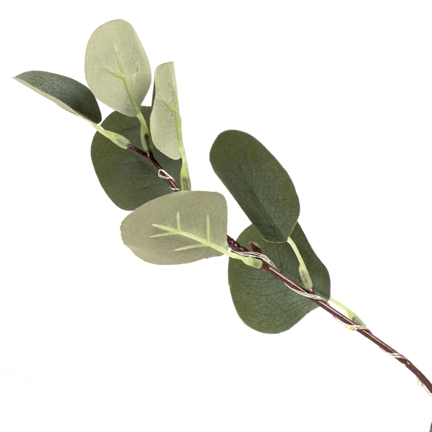 Aigostar - LED сонячна декоративна лампа 30xLED/2,6м IP65 300 мАг тепле біле світло евкаліпт