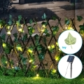 Aigostar - LED Сонячна декоративна гірлянда 56xLED/2x0,4m IP65 300 mAh теплий білий ivy