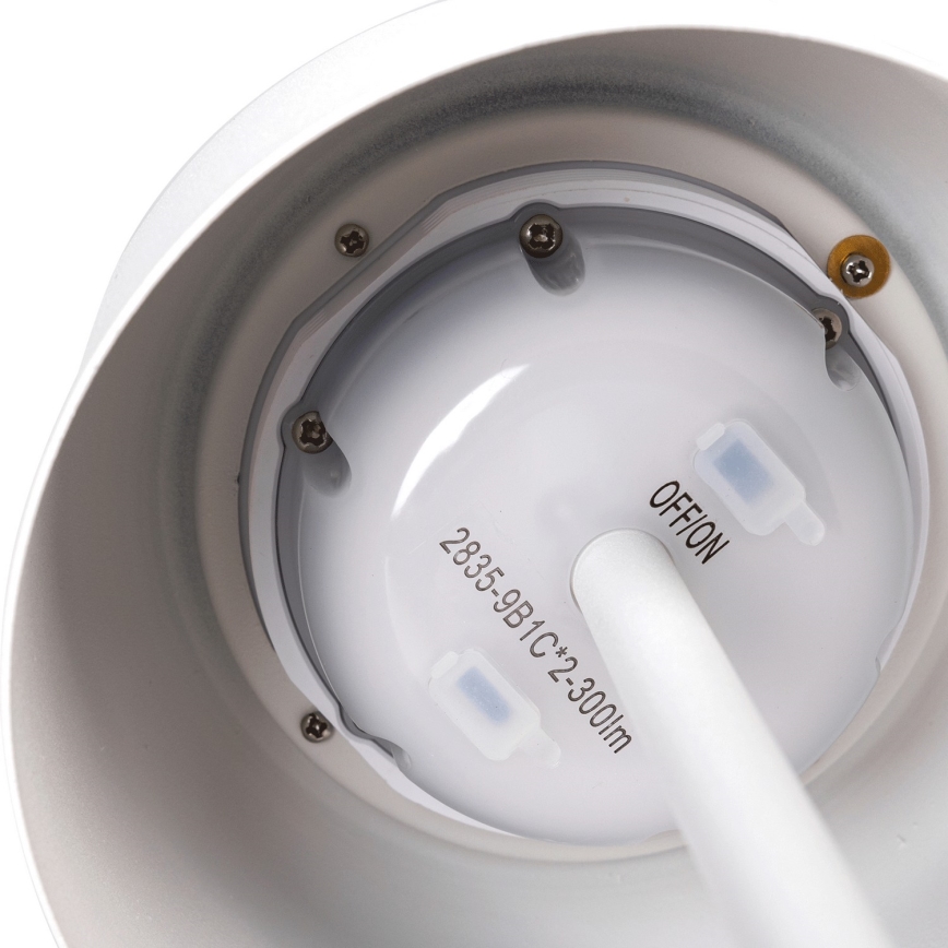 Aigostar - Світлодіодна сонячна настільна лампа з регулюванням яскравості LED/3W/5V 2200mAh біла IP54