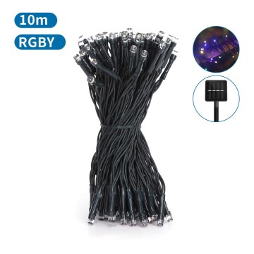 Aigostar - LED сонячна  гірлянда 100xLED/8 функцій 12m IP65 багатобарвна