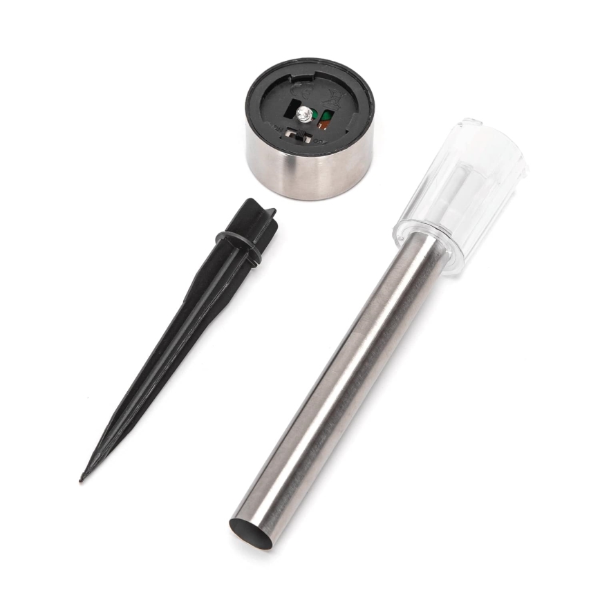 Aigostar - Світлодіодна сонячна лампа LED/0,006W/1,2V 29,5 см 40 мАг матовий хром 6500K IP44