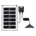 Aigostar - LED сонячна підвісна люстра LED/35 Вт/12 В 3000 mAh 6500 К IP65 діаметр 15 см + пульт дистанційного керування