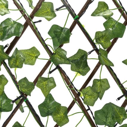 Aigostar - Світлодіодний сонячний гірлянд 56xLED/2x0,4м IP65 300 мАг тепле біле листя плюща