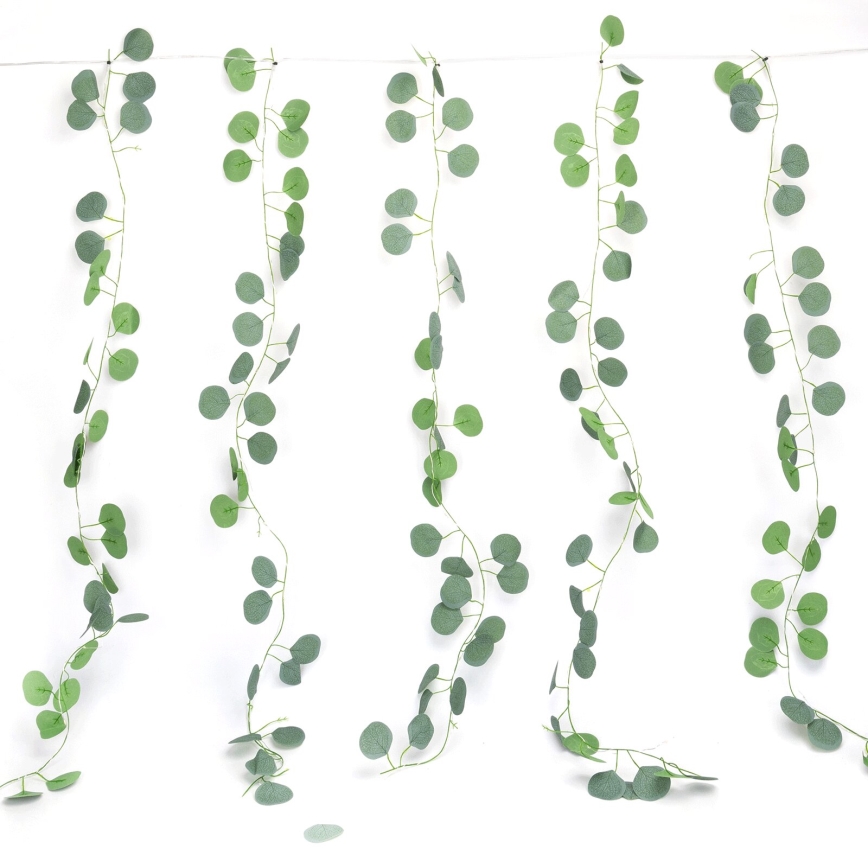 Aigostar - Світлодіодний сонячний гірлянд 70xLED/4x1м IP65 300 мАг тепле біле евкаліпт